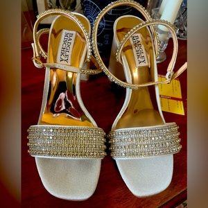 Badgley Mischka Becca Strappy Block Heel